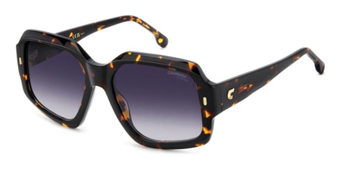 Carrera 3045/S 086/9O, Tortoiseshell frame, Gradient Dark Grey lenses