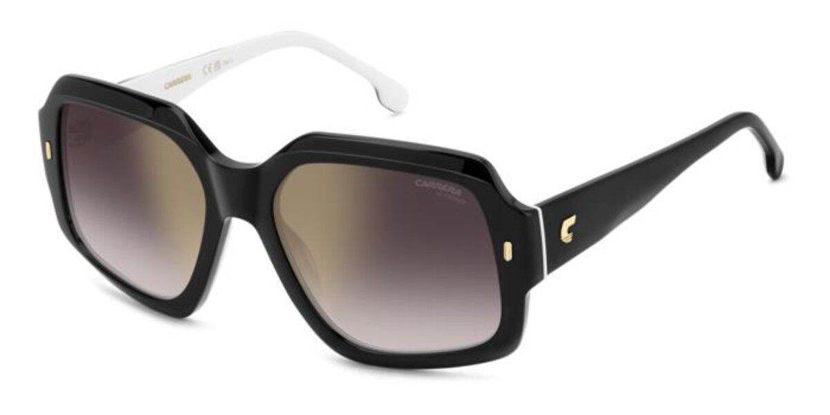 Carrera 3045/S 80S/YK, Black frame, Gradient Brown Mirror lenses