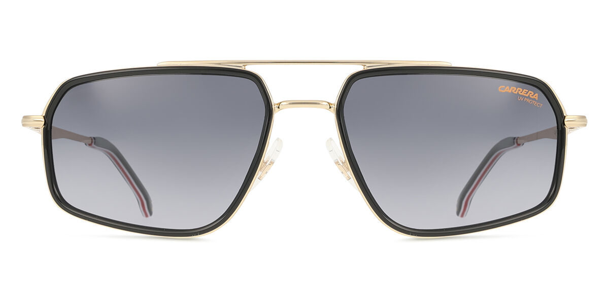 Carrera 338/S RHL/9O, Black frame, Gradient Dark Grey lenses