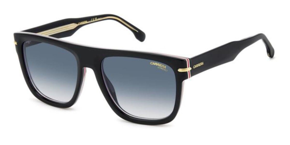 Carrera 340/S 2M2/08, Black frame, Gradient Blue lenses