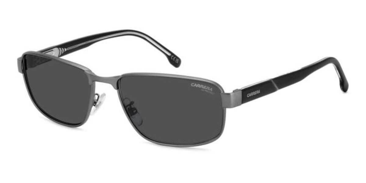 Carrera C FLEX 09/G/S Asian Fit R81/IR, Silver frame, Solid Grey lenses