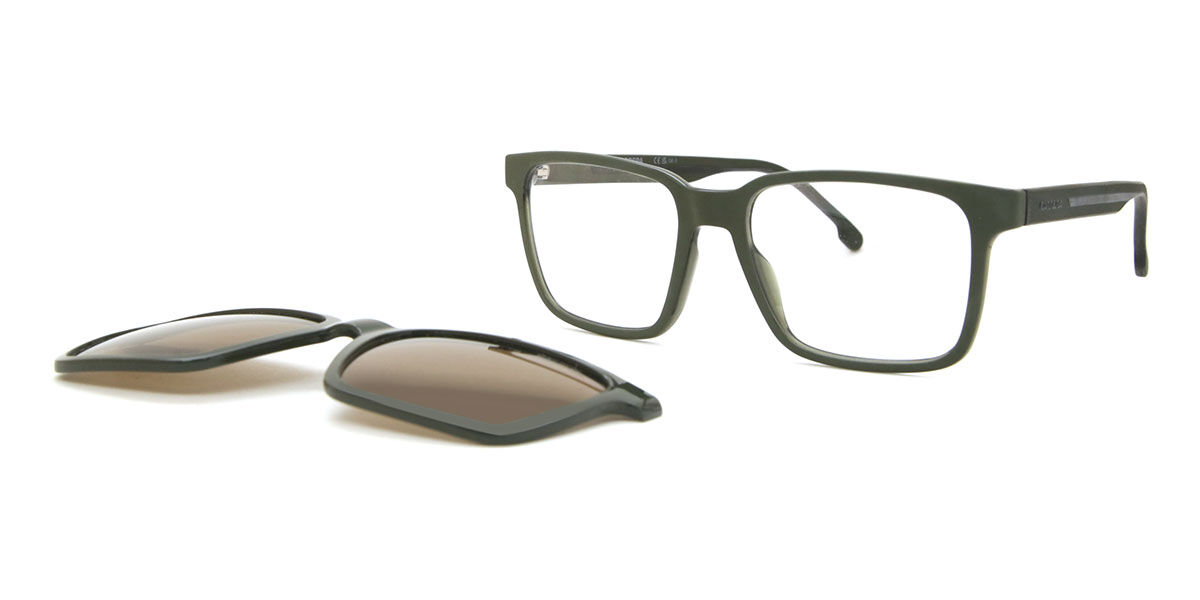 Carrera CA 8069/CS with Clip-On TBO/SP, Green frame