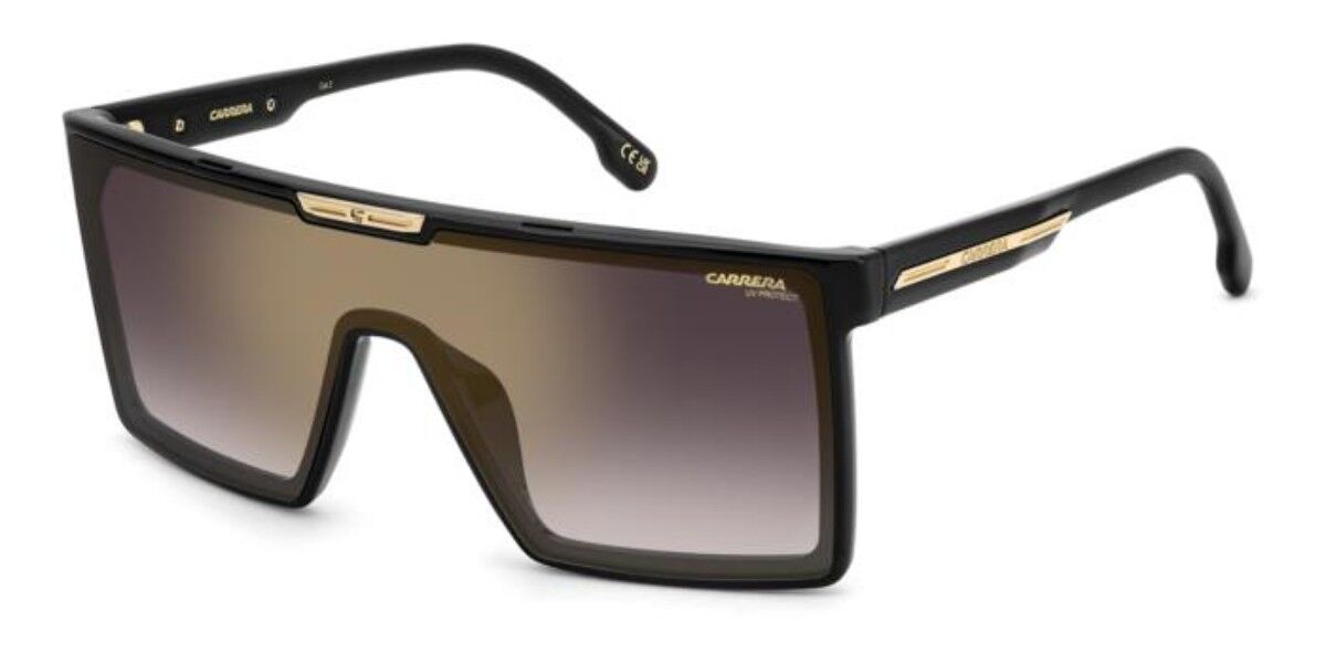 Carrera VICTORY C 07/S 807/YK, Black frame, Gradient Burgundy Gold Mirror lenses