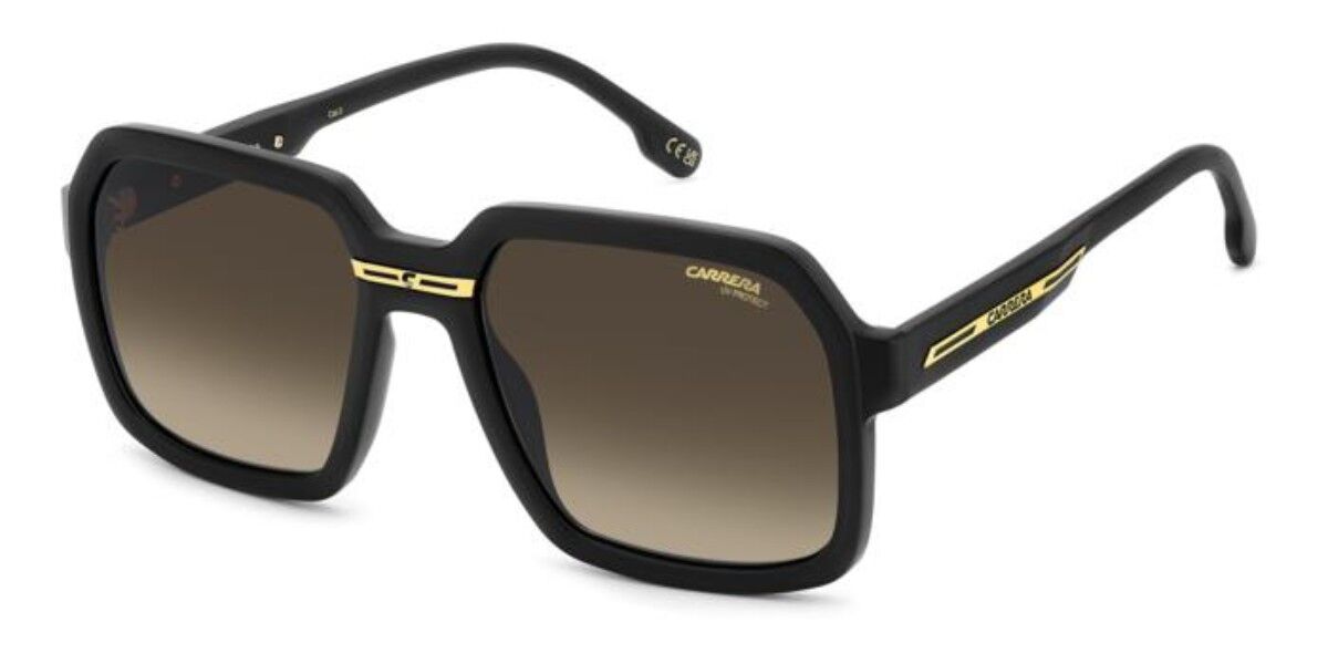 Carrera VICTORY C 08/S 003/86, Black frame, Triple Gradient Dark Brown lenses