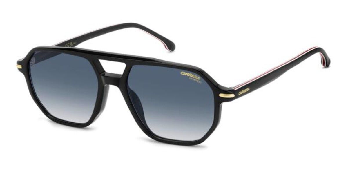 Carrera 341/S 2M2/08, Black frame, Gradient Dark Blue lenses