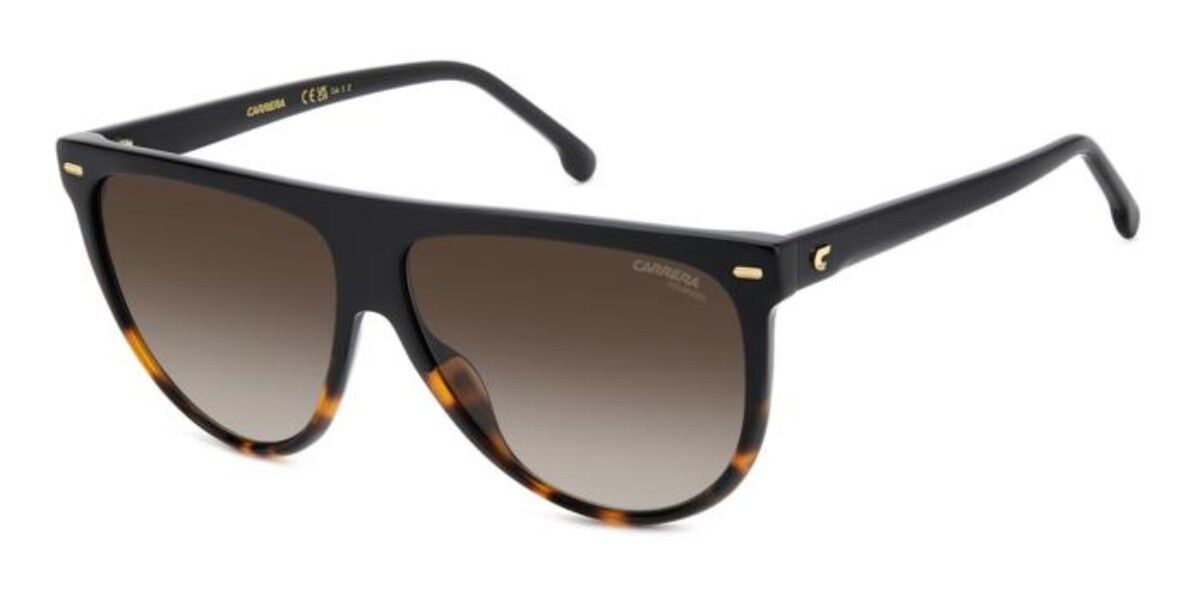 Carrera 3055/S Polarized W4A/LA, Black frame, Gradient Brown lenses