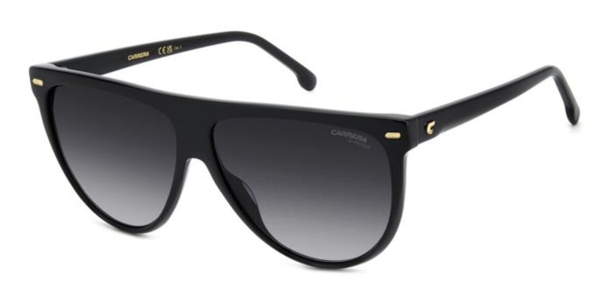 Carrera 3055/S 807/9O, Black frame, Gradient Dark Grey lenses