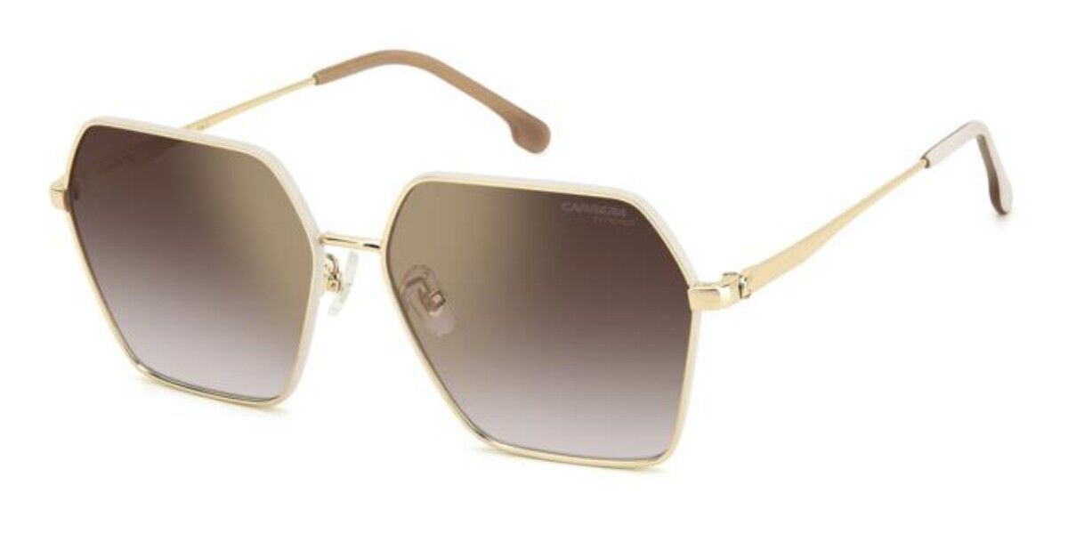 Carrera 3057/S VVP/YK, Gold frame, Gradient Burgundy Gold Mirror lenses