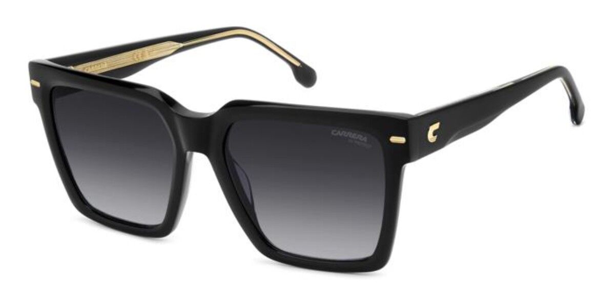 Carrera 3067/S 807/9O, Black frame, Gradient Dark Grey lenses