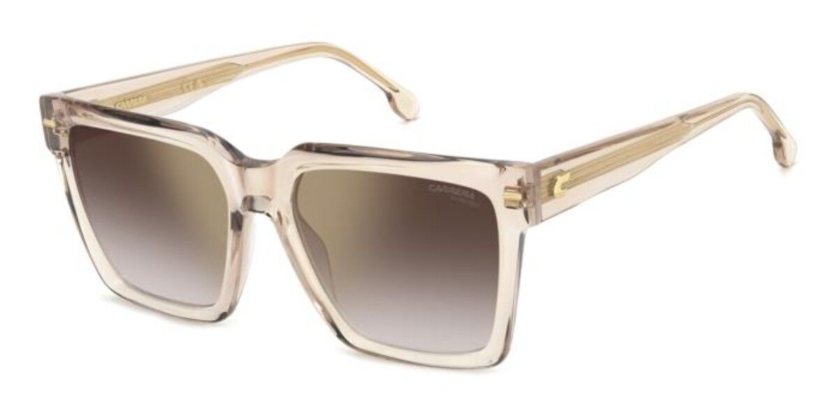 Carrera 3067/S FWM/YK, Pink frame, Gradient Burgundy Gold Mirror lenses