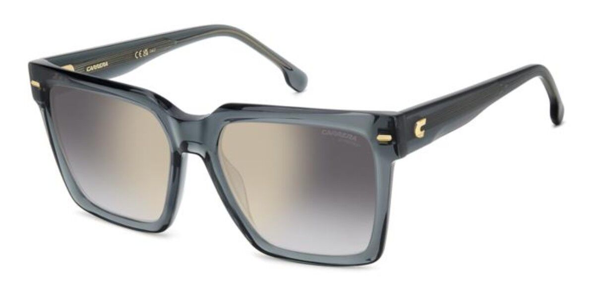 Carrera 3067/S KB7/FQ, Grey frame, Gradient Grey Gold Full Mirror lenses