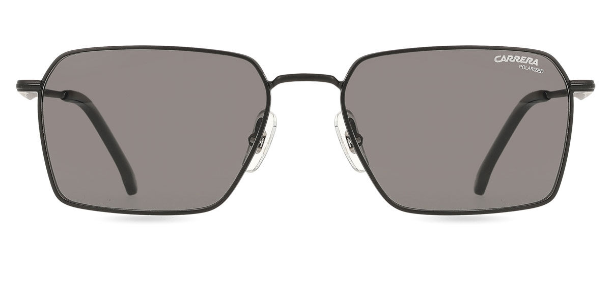 Carrera 356/S Polarized 003/M9, Black frame, Solid Grey lenses