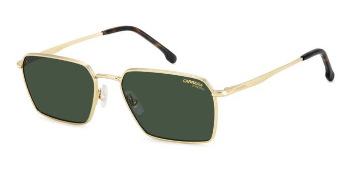 Carrera 356/S 8SO/QT, Gold frame, Solid Green lenses