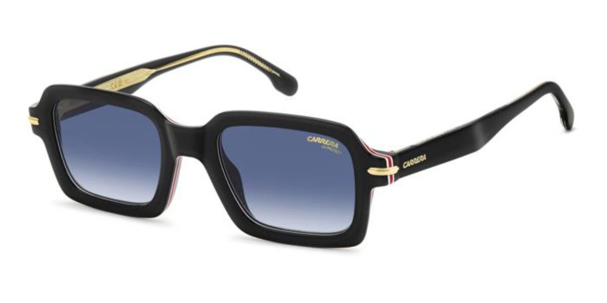 Carrera 358/S 2M2/08, Black frame, Gradient Dark Blue lenses