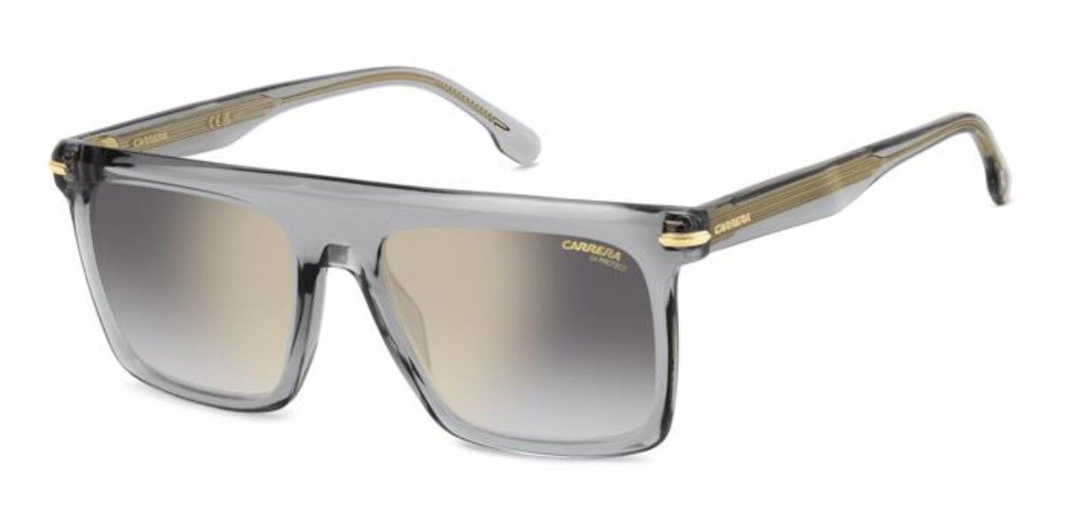 Carrera 359/S KB7/FQ, Grey frame, Gradient Grey Gold Full Mirror lenses