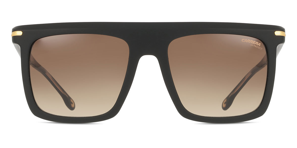 Carrera 359/S I46/86, Black frame, Triple Gradient Green Brown lenses