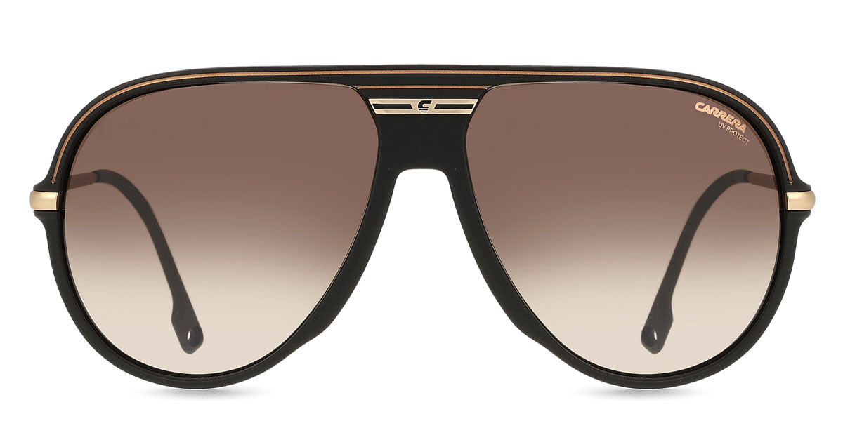 Carrera C SPORT 06/S I46/86, Black frame, Triple Gradient Green Brown lenses