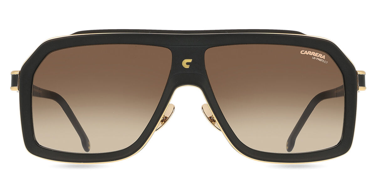 Carrera CA 1053/S/TI 003/86, Black frame, Triple Gradient Green Brown lenses