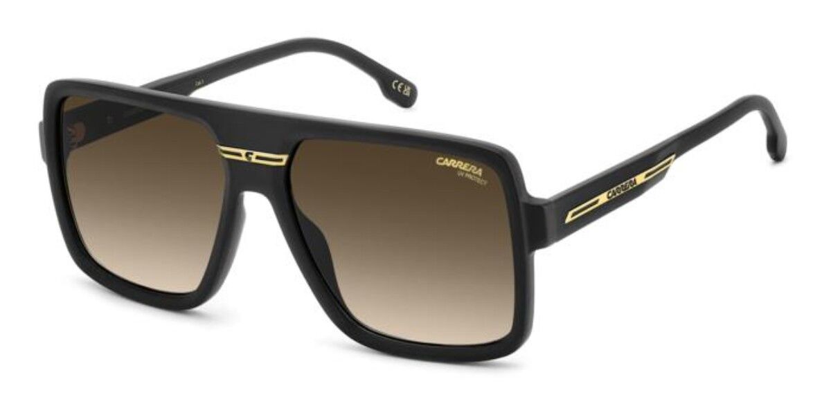 Carrera VICTORY C 09/S I46/86, Black frame, Triple Gradient Green Brown lenses