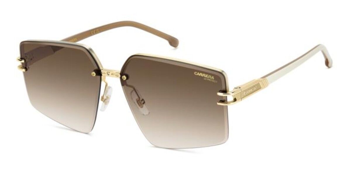Carrera 1074/S VVP/HA, Gold frame, Gradient Dark Brown lenses