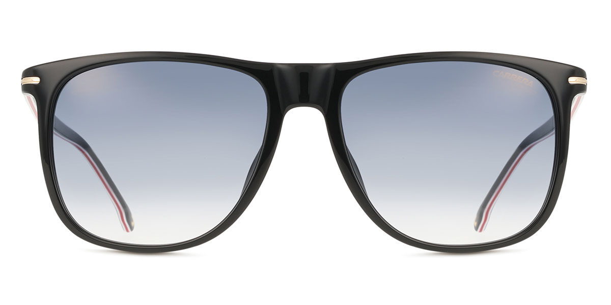 Carrera 349/S 2M2/08, Black frame, Gradient Dark Blue lenses