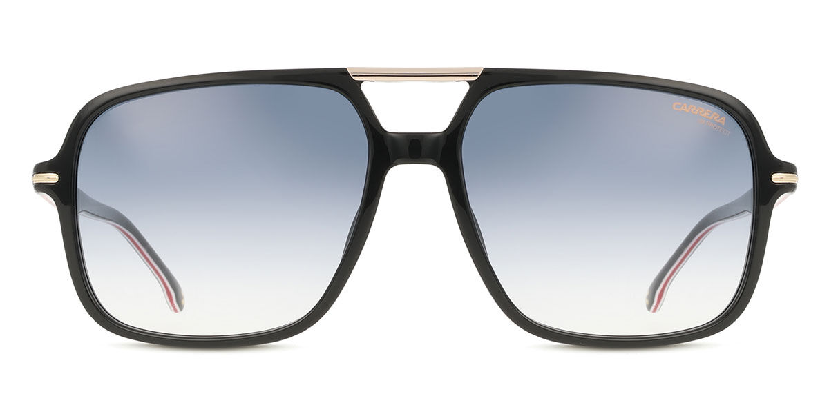 Carrera 350/S 2M2/08, Black frame, Gradient Dark Blue lenses