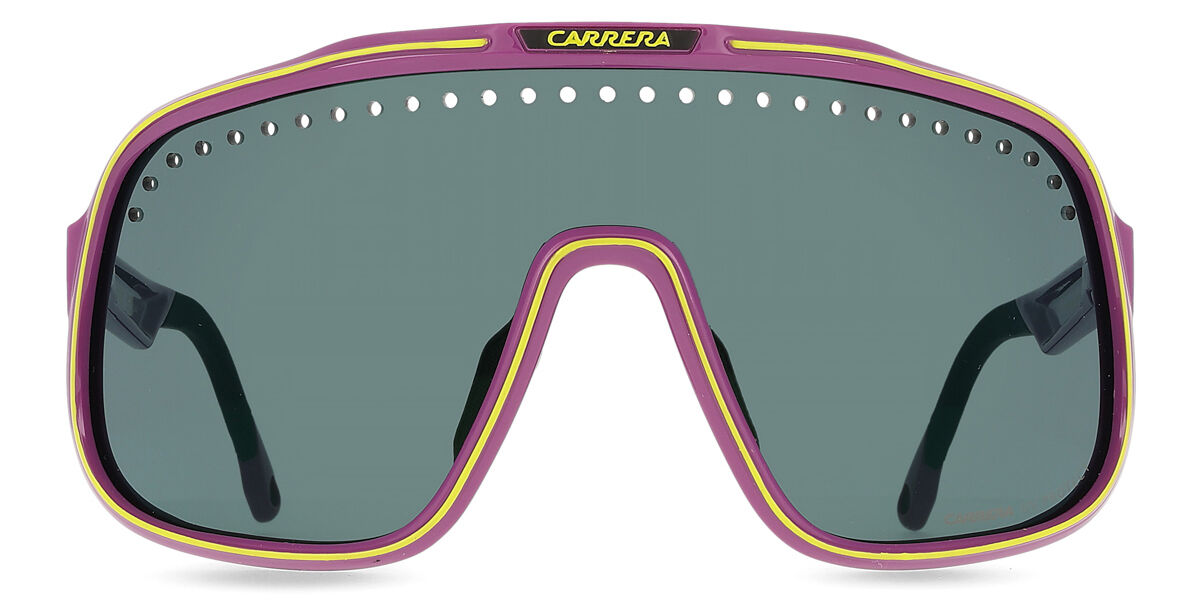 Carrera C SPORT 02/S 83W/MT, Purple frame, Green Mirror lenses