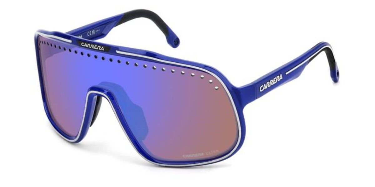 Carrera C SPORT 02/S XW0/ZS, Blue frame, Blue Multilayer Mirror lenses