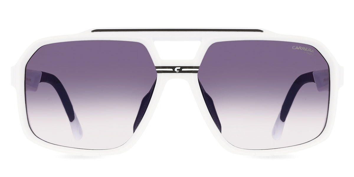 Carrera C SPORT 03/S 6HT/KM, White frame, Gradient Grey Blue Mirror lenses