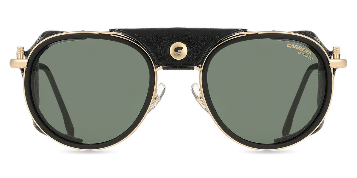 Carrera C SPORT 05/S AOZ/QT, Gold frame, Solid Dark Green lenses