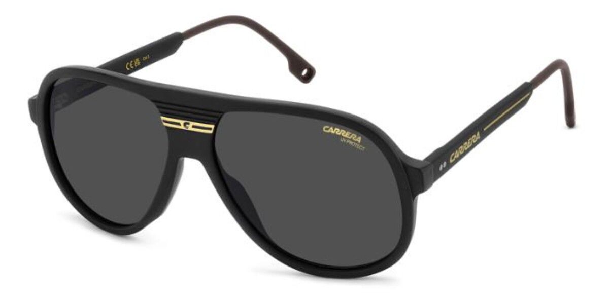 Carrera C SPORT 07/S I46/IR, Black frame, Solid Dark Grey lenses
