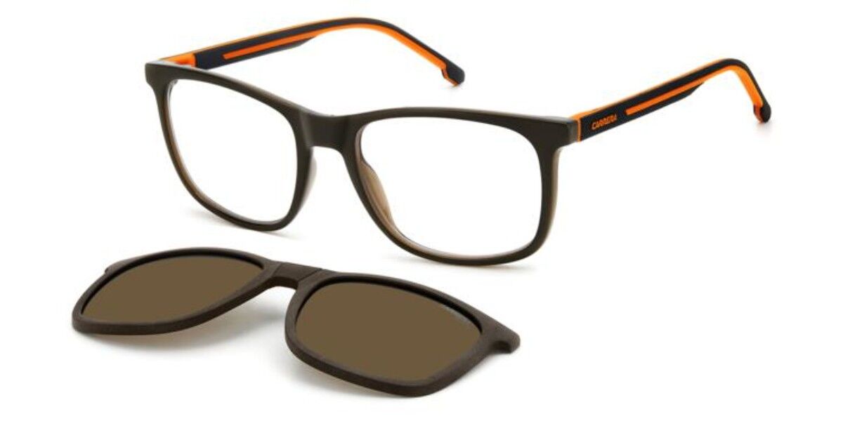 Carrera CA 8918/C with Clip-On 12J/SP, Brown frame