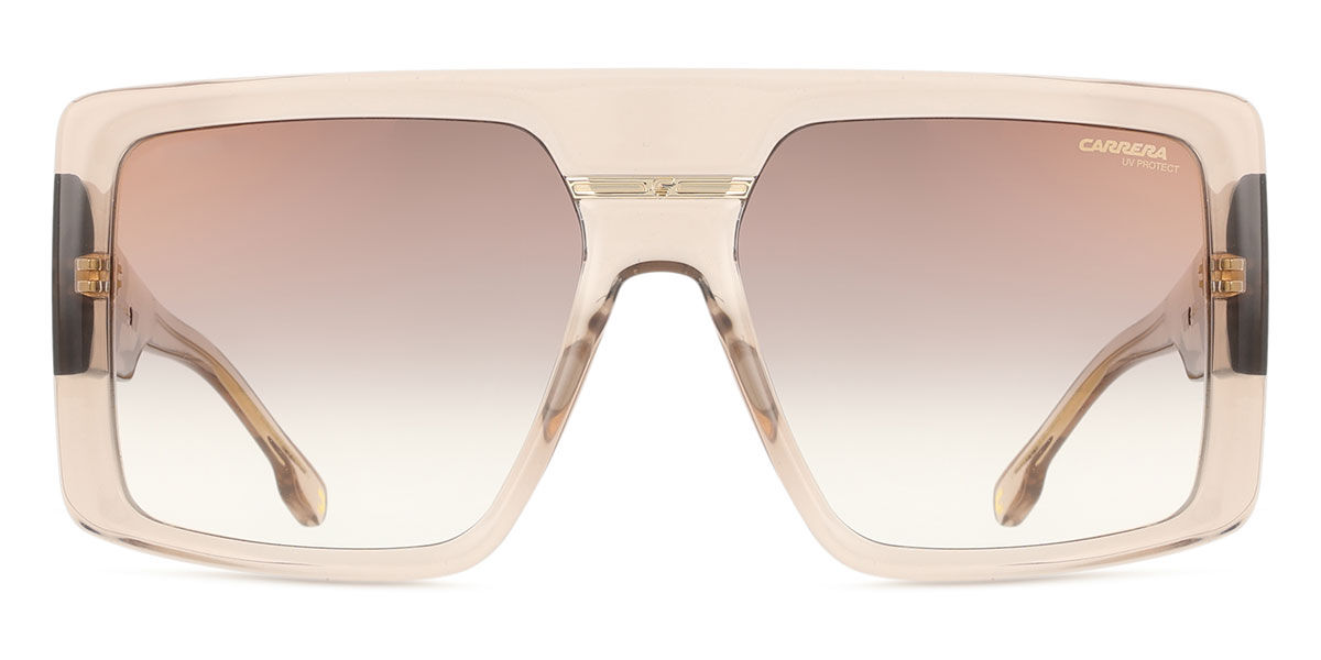 Carrera VICTORY C 13/S FIB/YK, Pink frame, Gradient Burgundy Gold Mirror lenses