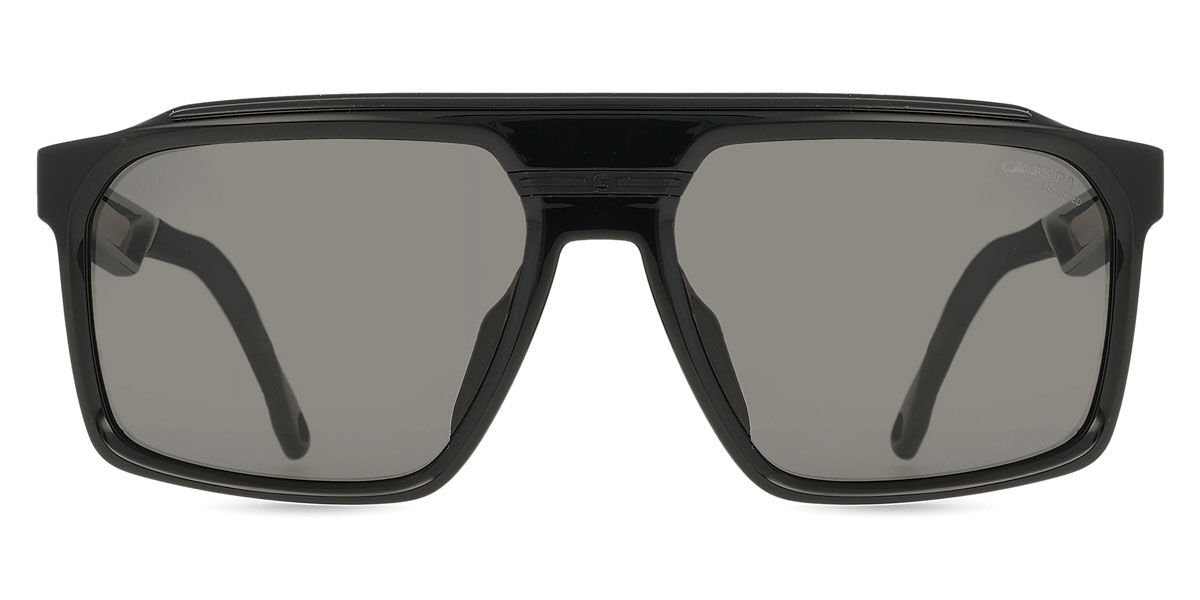 Carrera C SPORT 04/S Polarized 807/M9, Black frame, Solid Dark Grey lenses