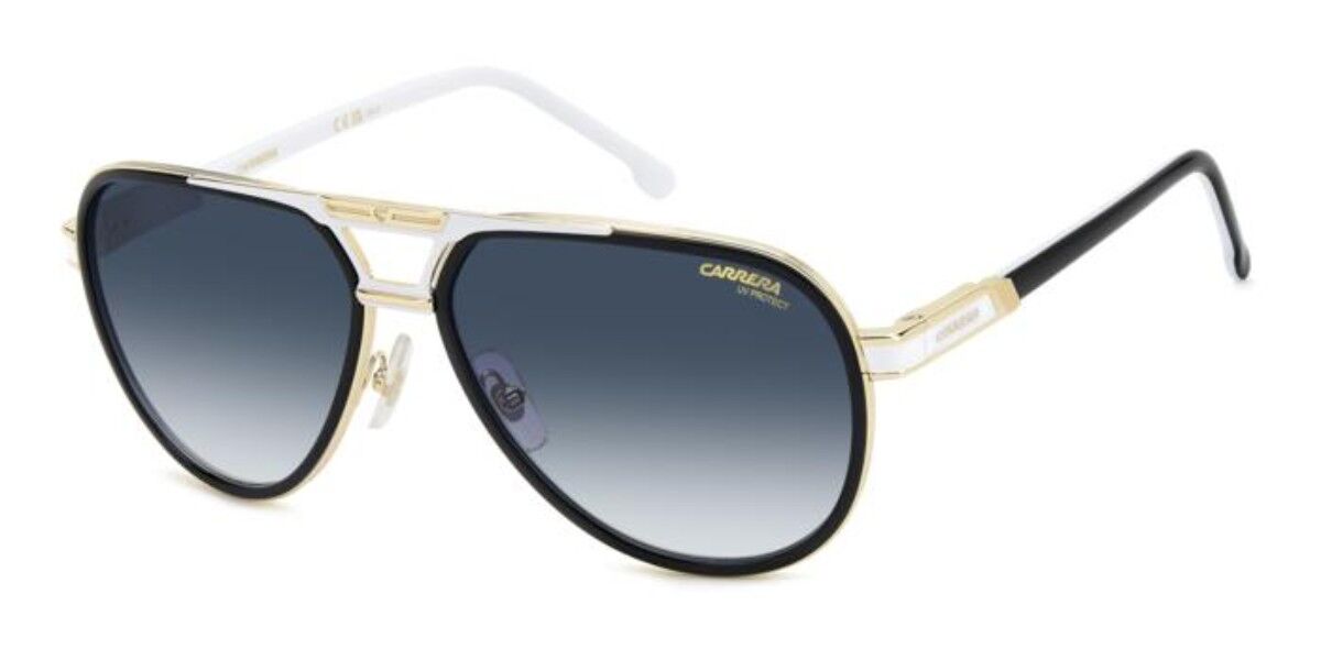 Carrera 1076/S 80S/08, Black frame, Gradient Dark Blue lenses