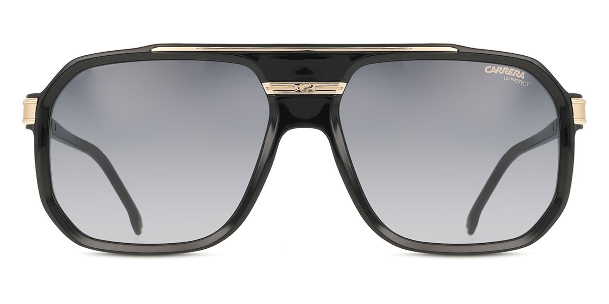 Carrera 1077/S 2M2/9O, Black frame, Gradient Dark Grey lenses