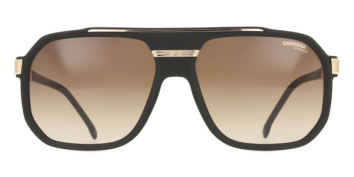 Carrera 1077/S I46/86, Black frame, Triple Gradient Black Brown Green lenses