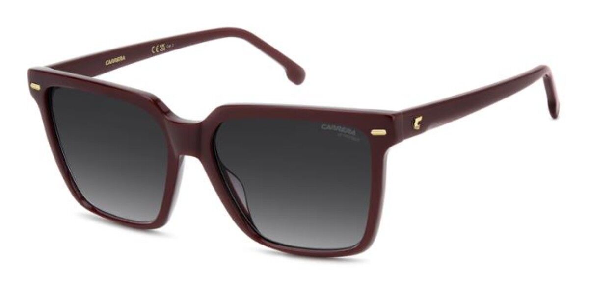 Carrera 3069/S LHF/9O, Burgundy frame, Gradient Dark Grey lenses