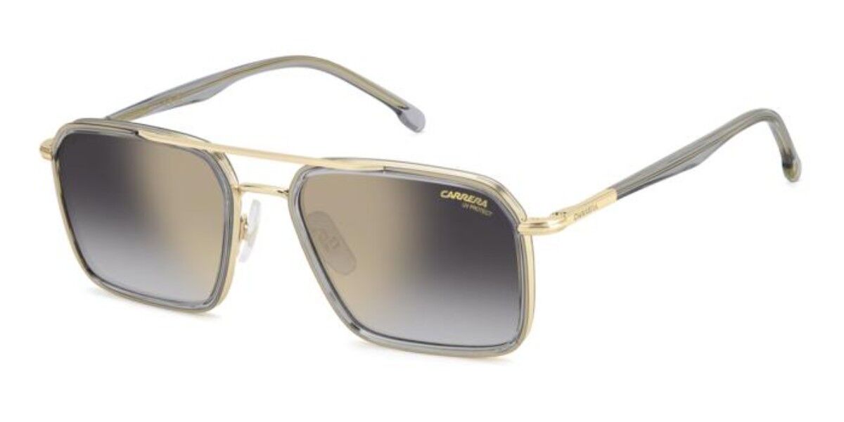 Carrera 362/S KB7/FQ, Grey frame, Gradient Grey Gold Full Mirror lenses