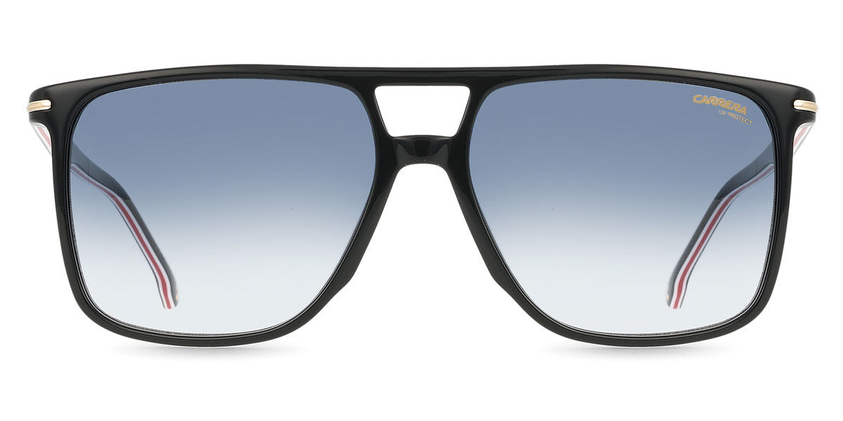 Carrera 366/S OIT/08, Black frame, Gradient Dark Blue lenses