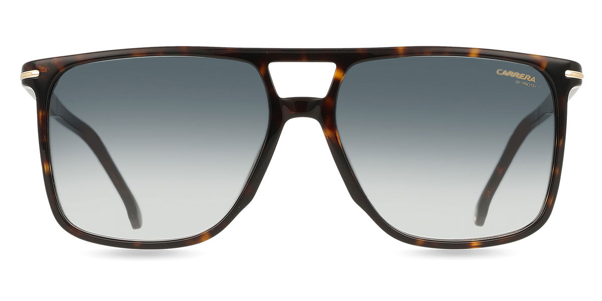 Carrera 366/S 086/9K, Tortoiseshell frame, Gradient Dark Green lenses