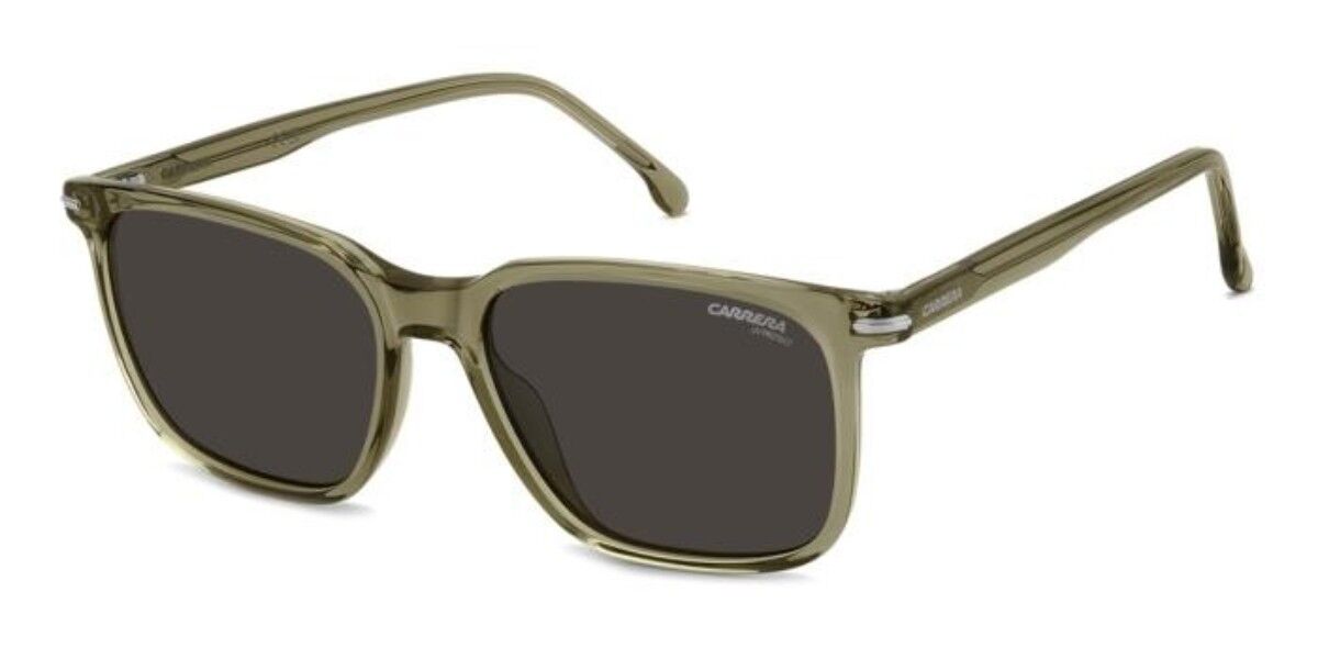 Carrera 367/S 4C3/IR, Green frame, Solid Dark Grey lenses