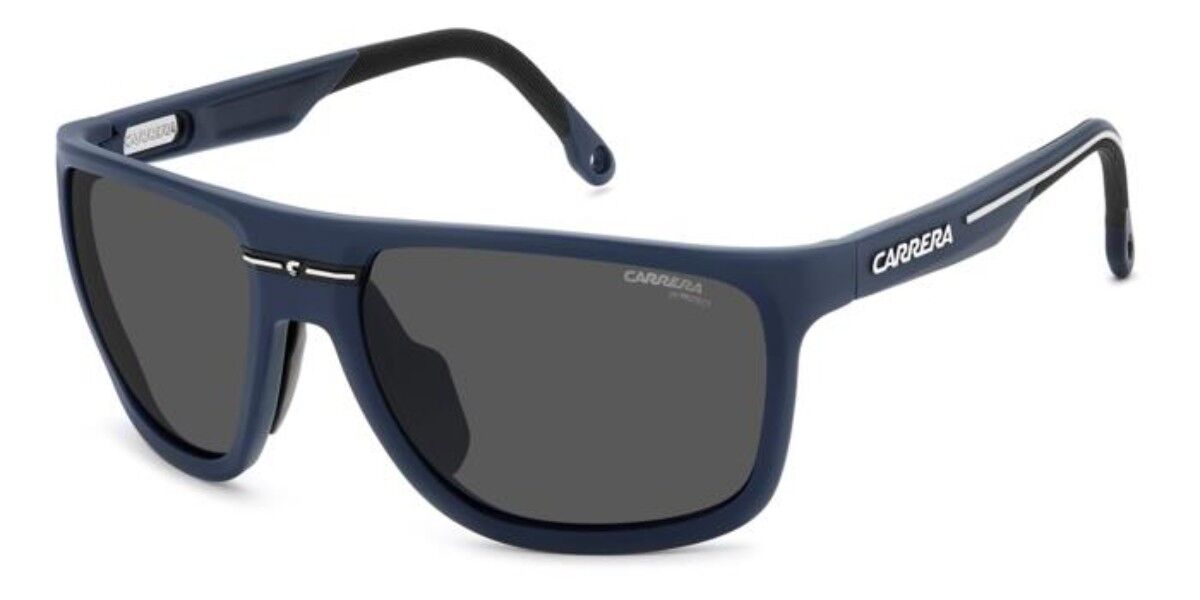 Carrera C SPORT 08/S FLL/IR, Blue frame, Solid Dark Grey lenses