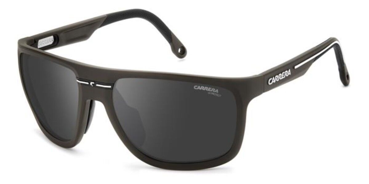 Carrera C SPORT 08/S YZ4/T4, Brown frame, Silver Flash Mirror lenses
