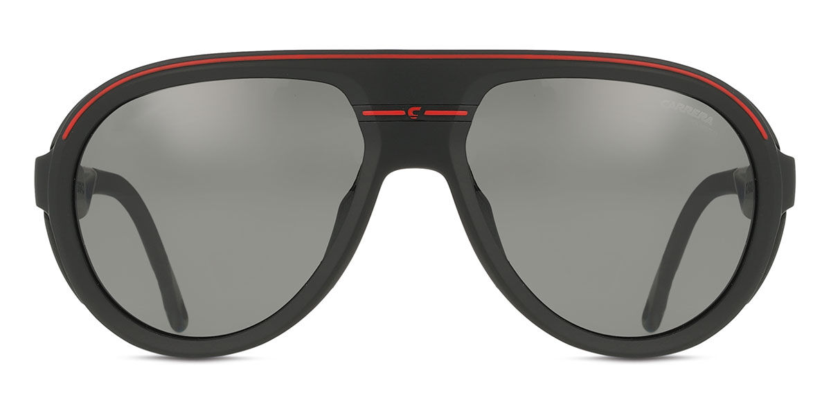 Carrera C SPORT 09/S/XT Polarized BLX/M9, Black frame, Solid Grey lenses