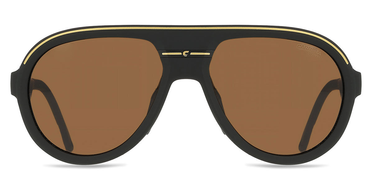 Carrera C SPORT 09/S 003/70, Black frame, Solid Dark Brown lenses