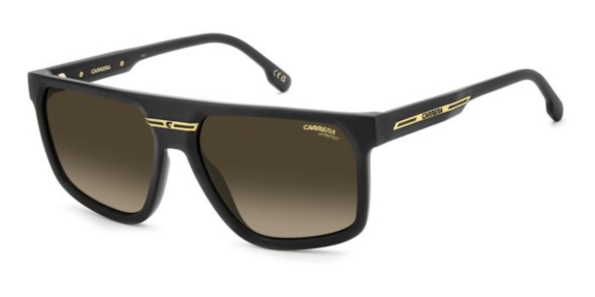 Carrera VICTORY C 14/S 003/86, Black frame, Triple Gradient Black Brown Green lenses