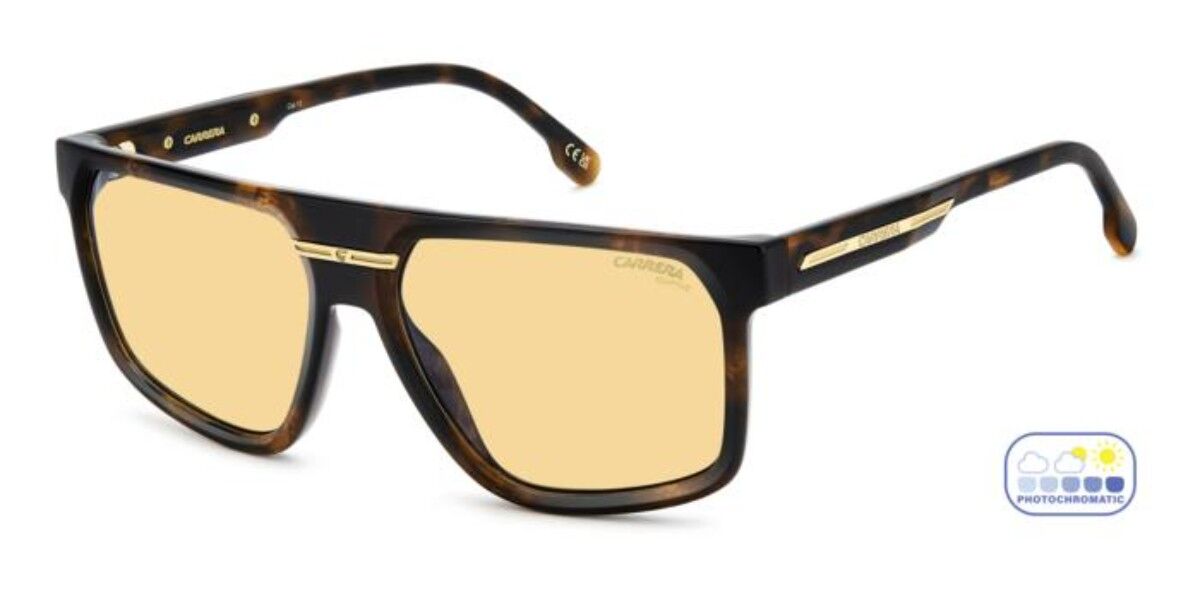 Carrera VICTORY C 14/S 086/4A, Tortoiseshell frame, Yellow Photochromic lenses