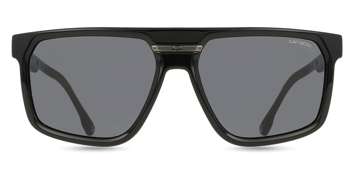 Carrera VICTORY C 14/S 807/IR, Black frame, Solid Dark Grey lenses