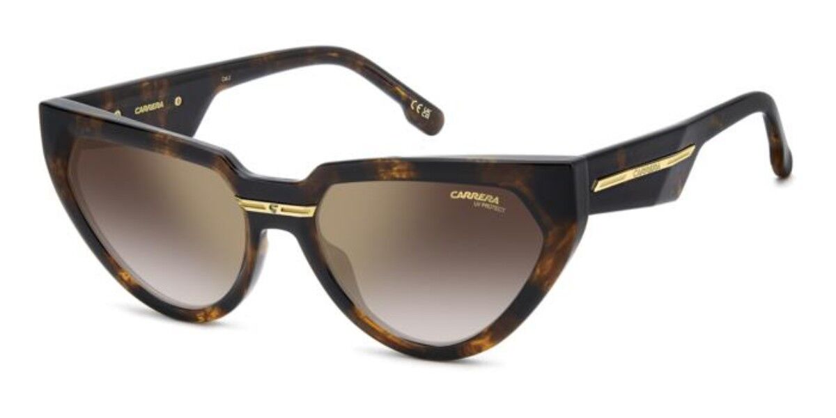 Carrera VICTORY C 20/S 086/YK, Tortoiseshell frame, Gradient Burgundy Gold Mirror lenses